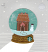 Snowglobe Set - Gingerbread House (front)